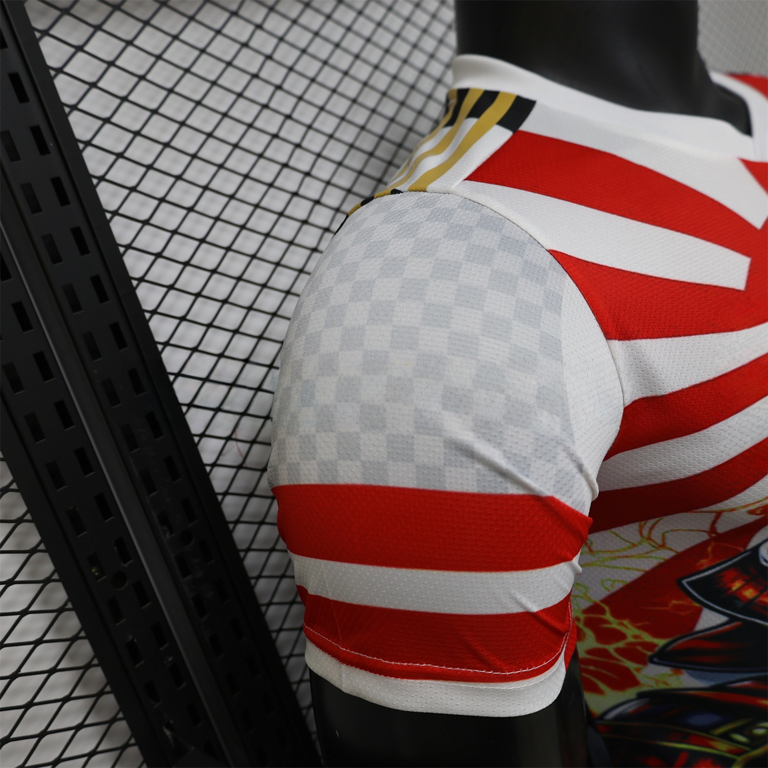 Samurai Japan Football Jersey Sleeve Detail