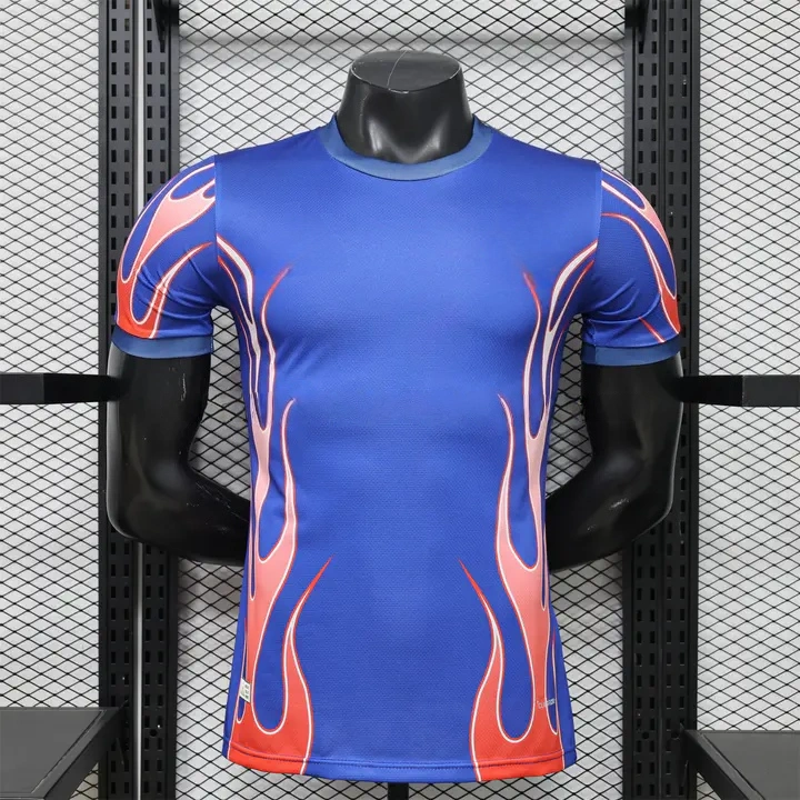 Japan 2026 Red Fire Blue Special Jersey   Player Version