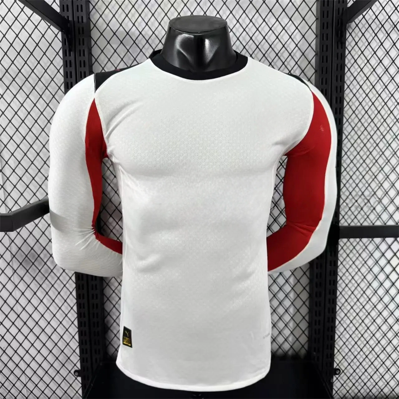 AC Milan 25-26 Away White Long Sleeves Jersey - Player Version-CKK-1