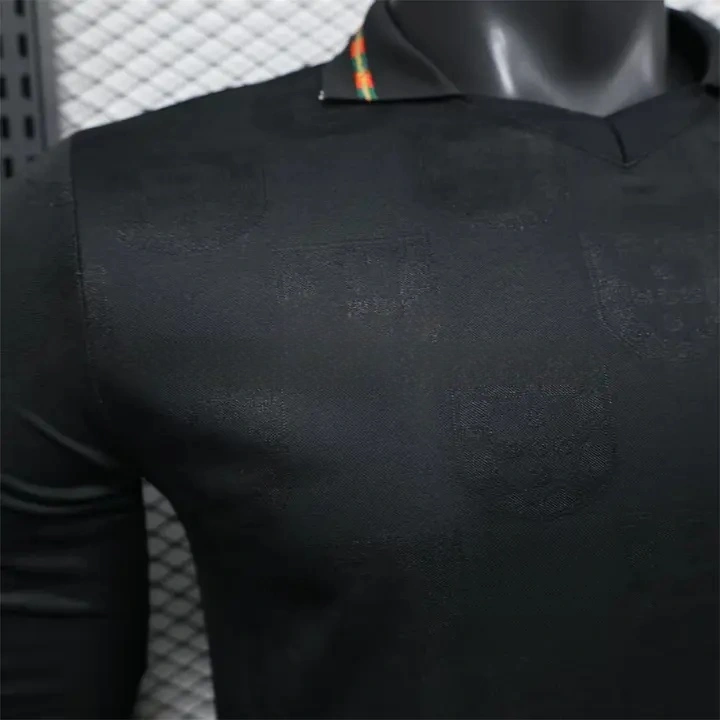 Portugal 2026 Away Black Long Sleeves Jersey Player Version