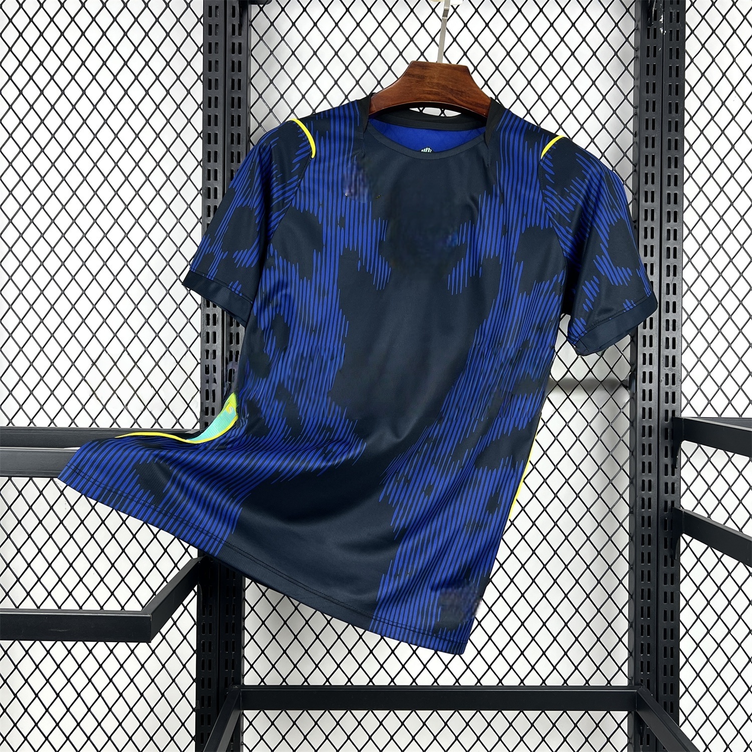 Brazil 2026 Away Blue Jersey Fans Version front view