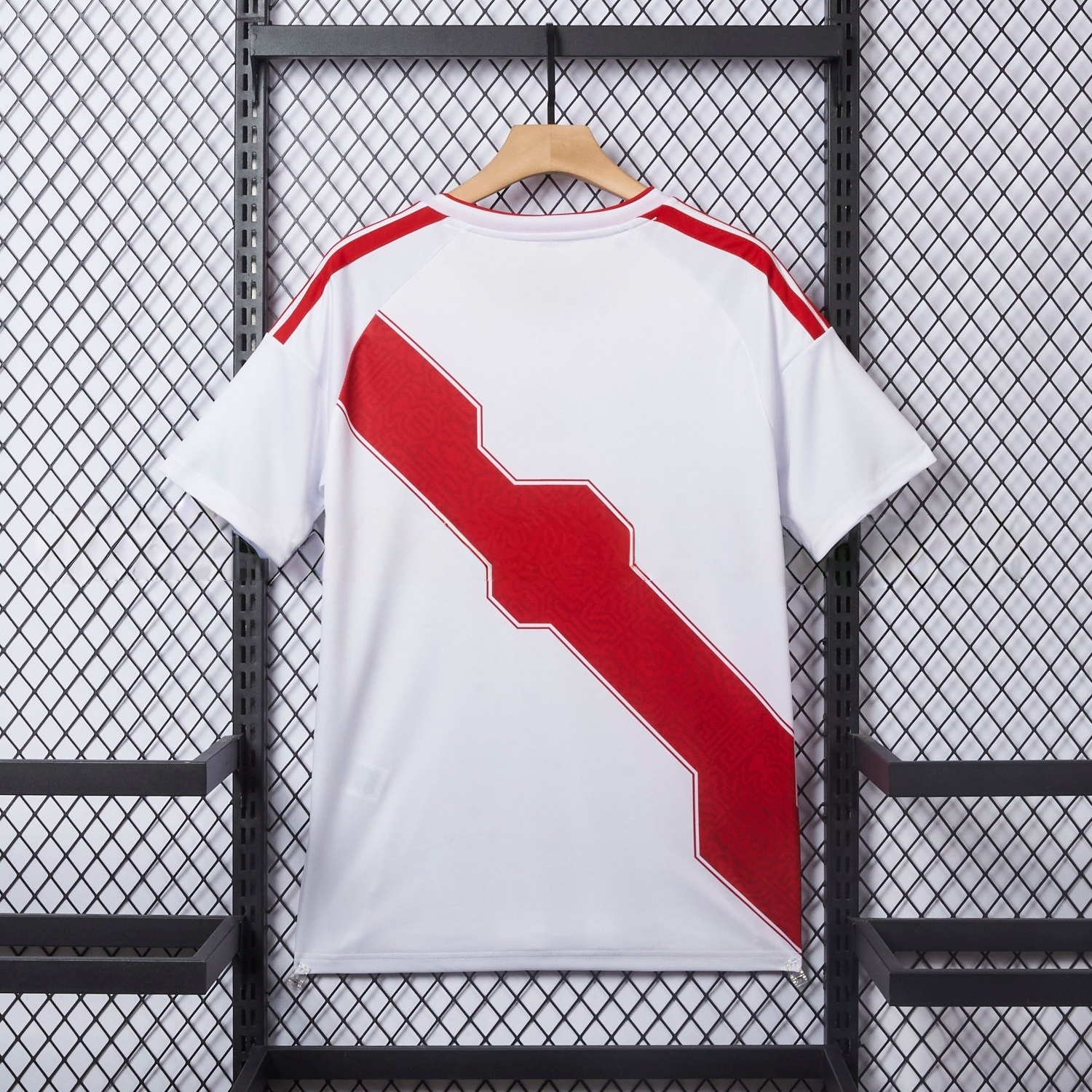 Peru football jersey Fans Version back view