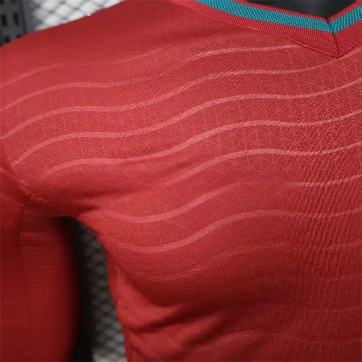 Portugal 2026 Home Long Sleeves Jersey   Player Version