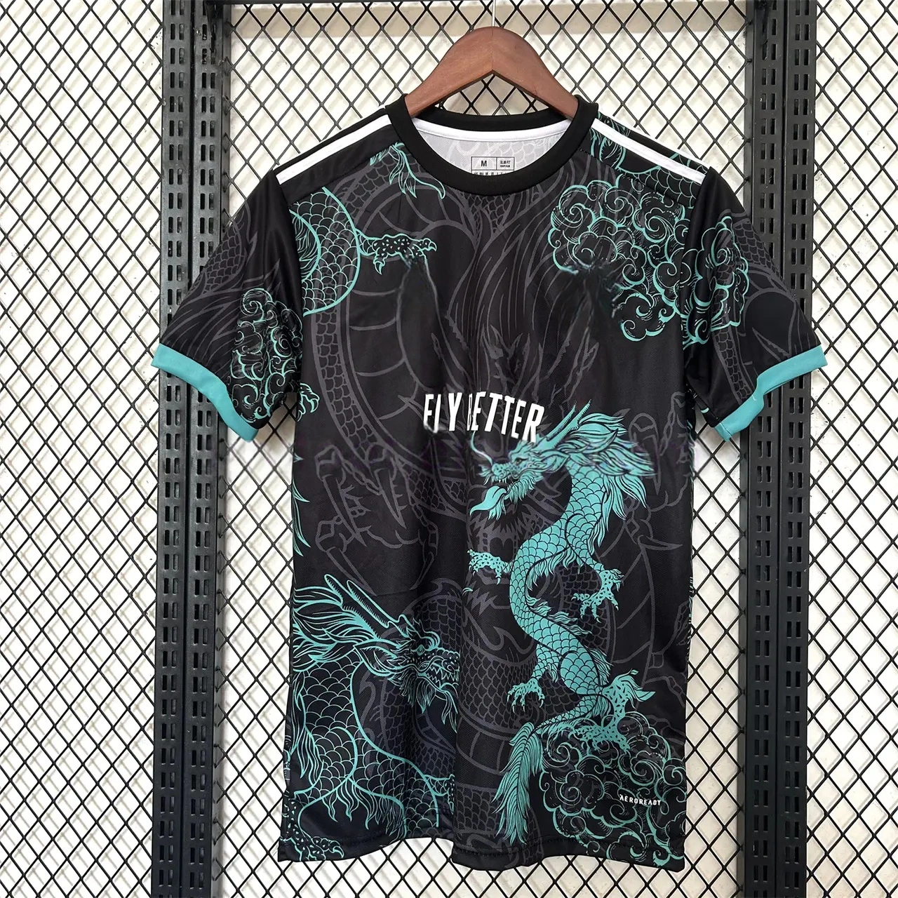 Real Madrid 25-26 Blue Dragon Black Jersey - Fans Version-CKK-1