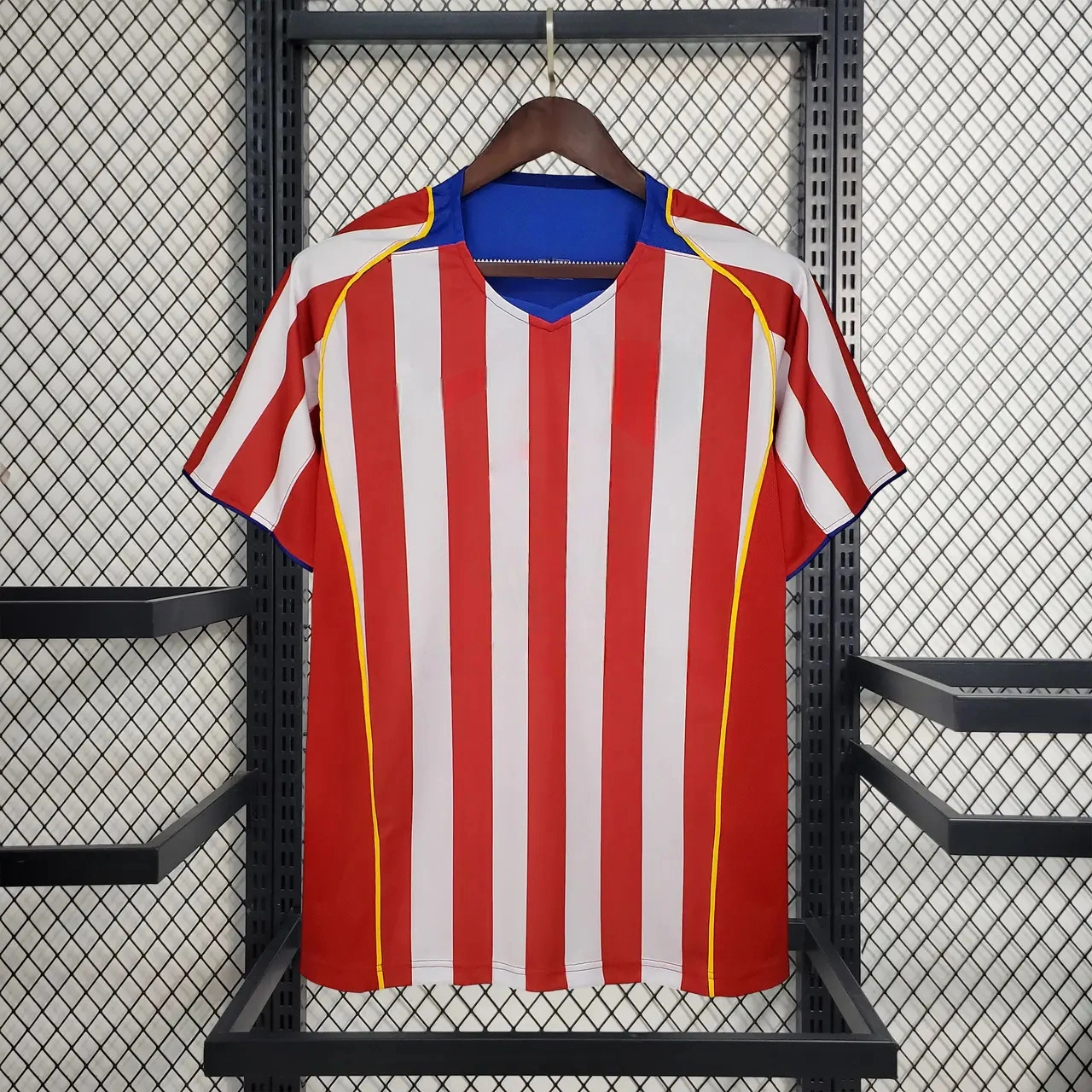 Retro Atletico Madrid 2004-05 Home Stadium Jersey - S.p.i.d.e.r M.a.n-CKK-1