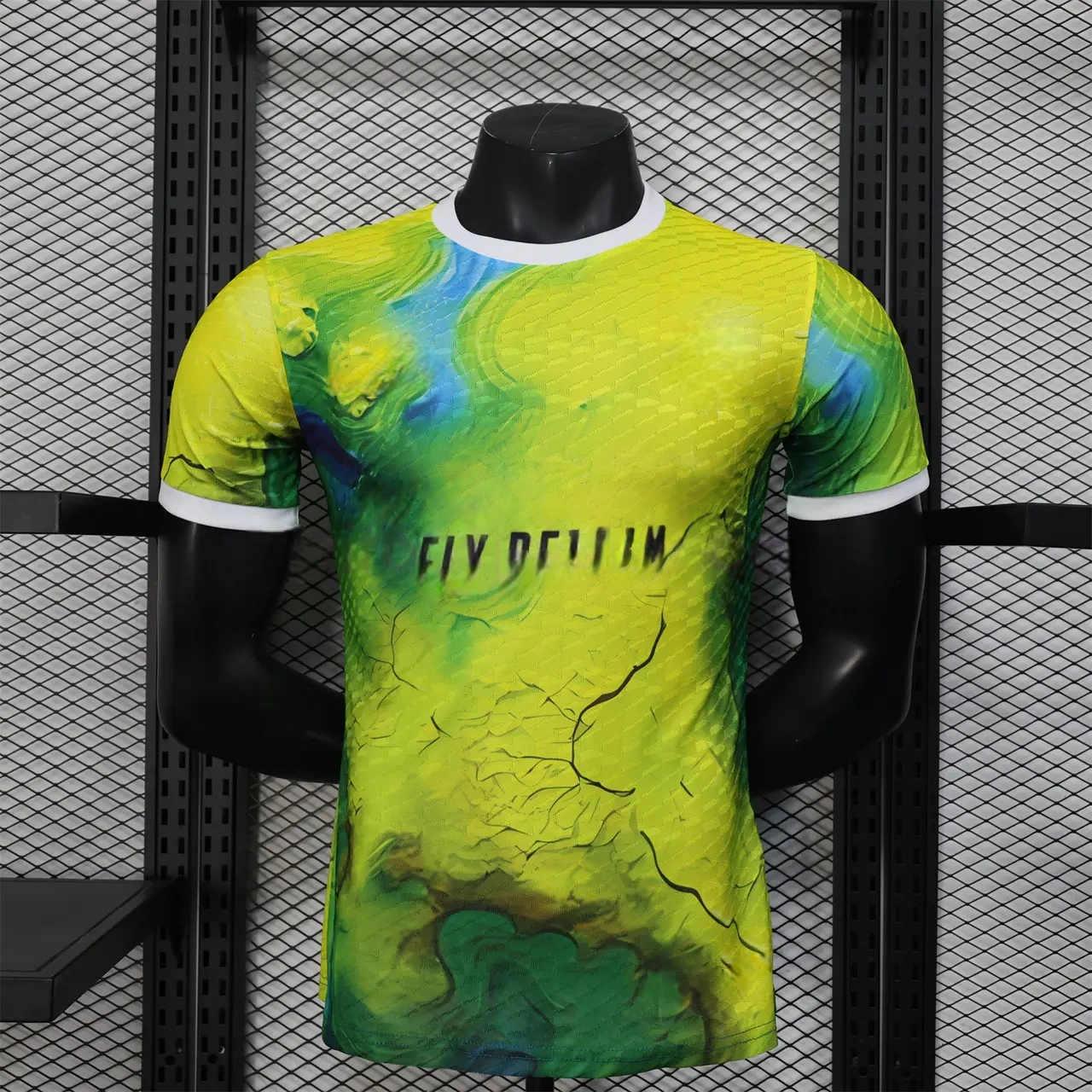 Real Madrid 25-26 Green & Yellow Special Edition Jersey - Player Version-CKK-1