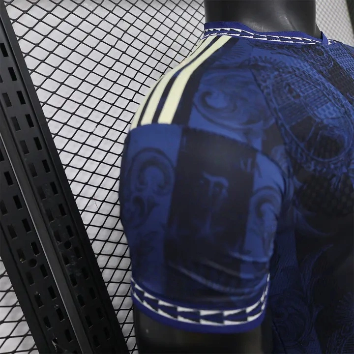 Argentina 2026 Dark Blue And Black Pattern Sun Special Edition Jersey Player Version | National Team Football Shirt-CKK-1