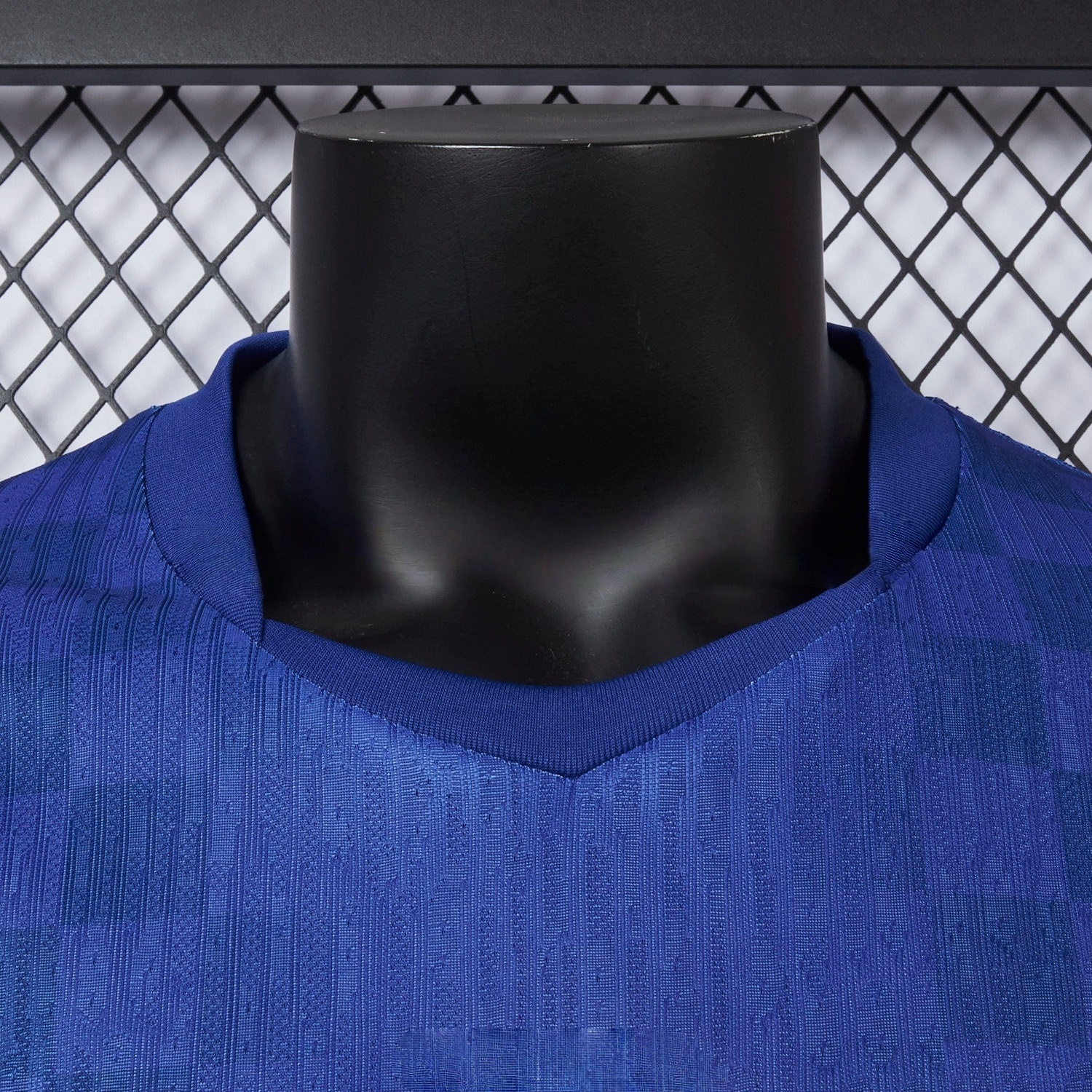 Croatia football shirt collar detail