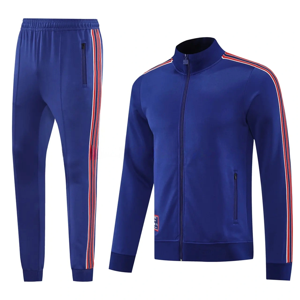 Arsenal 25-26 Throwback Trefoil Jacket Training Tracksuit - Royal Blue Jackets & Pants-CKK-1