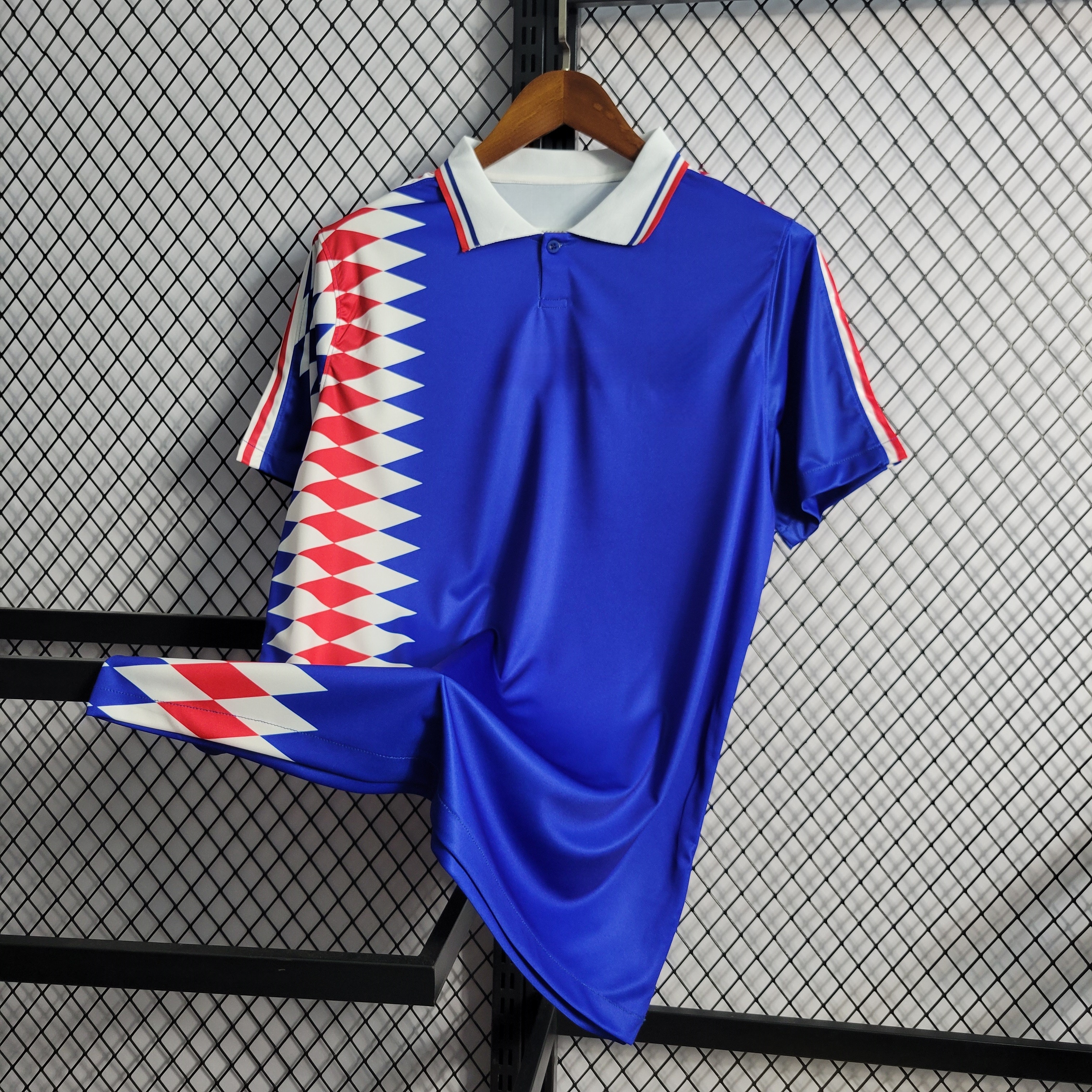 Retro France 1994 Home Stadium Jersey