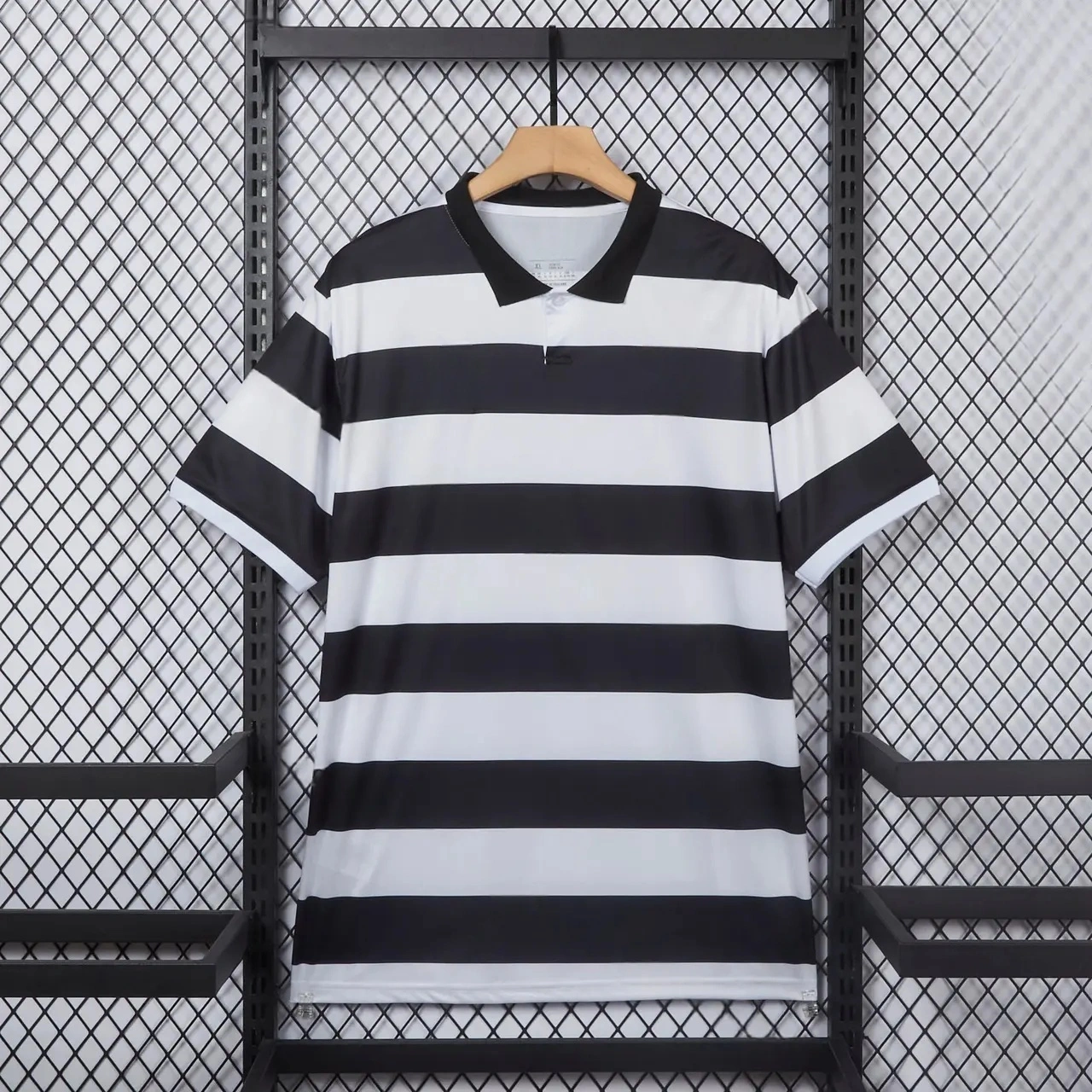 Juventus 25-26 Black and White Striped Special Jersey - Fans Version-CKK-1