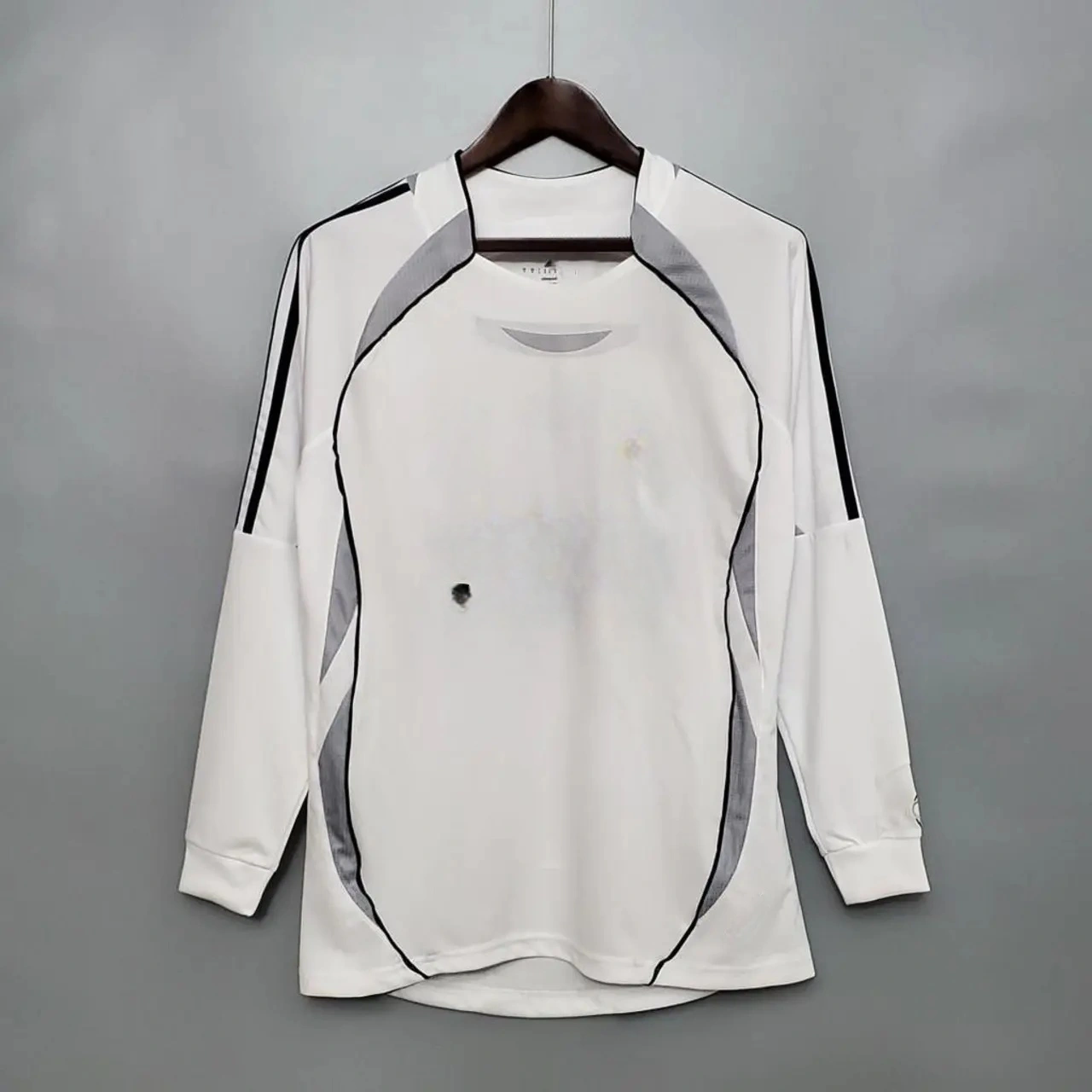 Retro Real Madrid 06-07 Home Long Sleeve Jersey-CKK-1