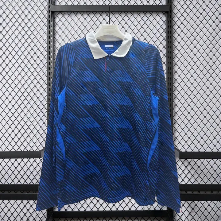 France 2026 Home Long Sleeves Jersey   Fans Version