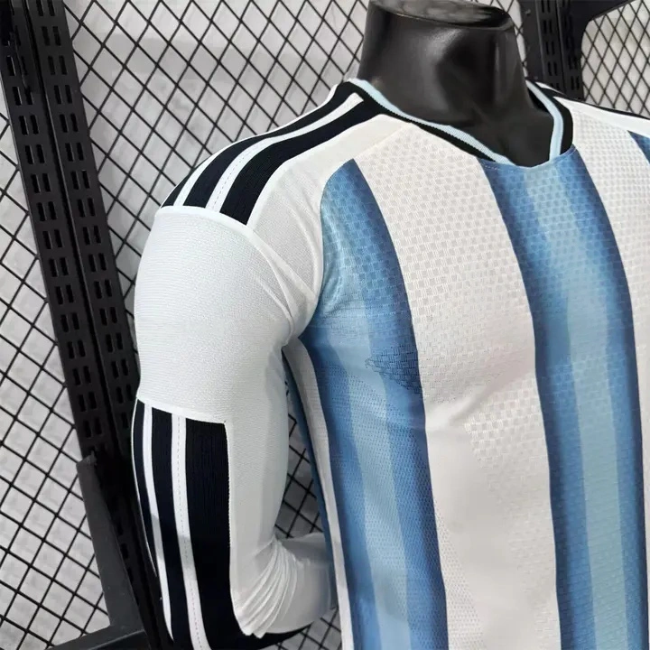 Argentina 2026 Home Long Sleeves Jersey Player Version | National Team Football Shirt-CKK-1