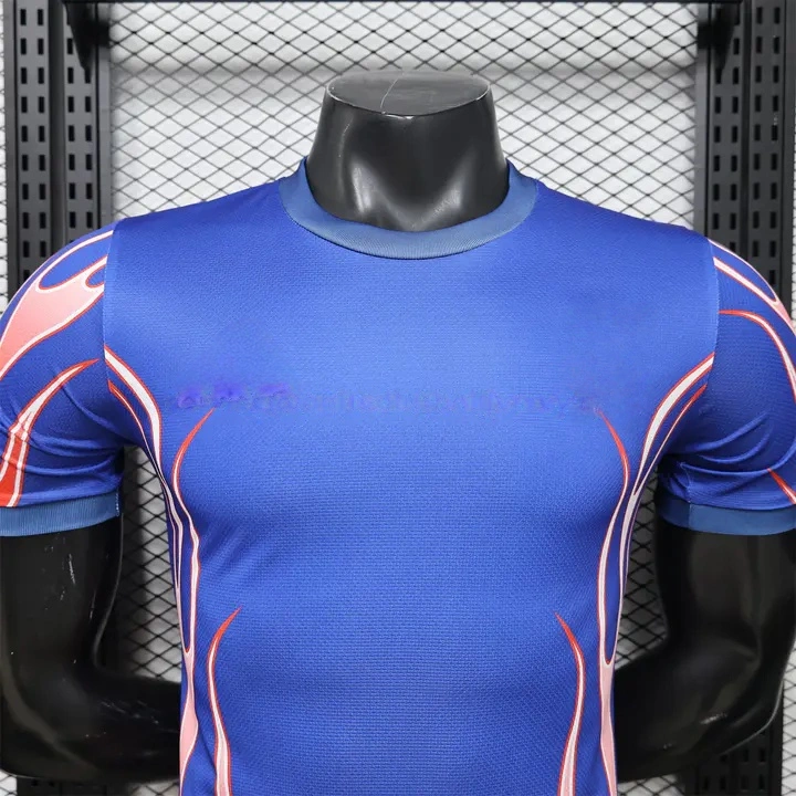 Japan 2026 Red Fire Blue Special Jersey   Player Version