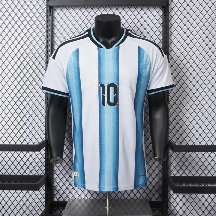 Argentina 2026 Home Blue White Jersey Player Version | National Team Football Shirt-CKK-1