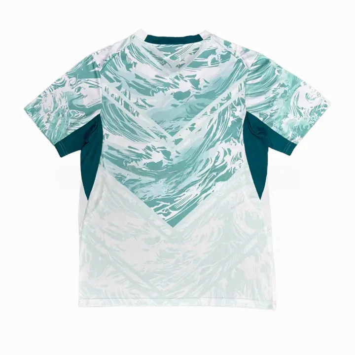 Portugal 2026 Away White And Cyan Jersey   Fans Version