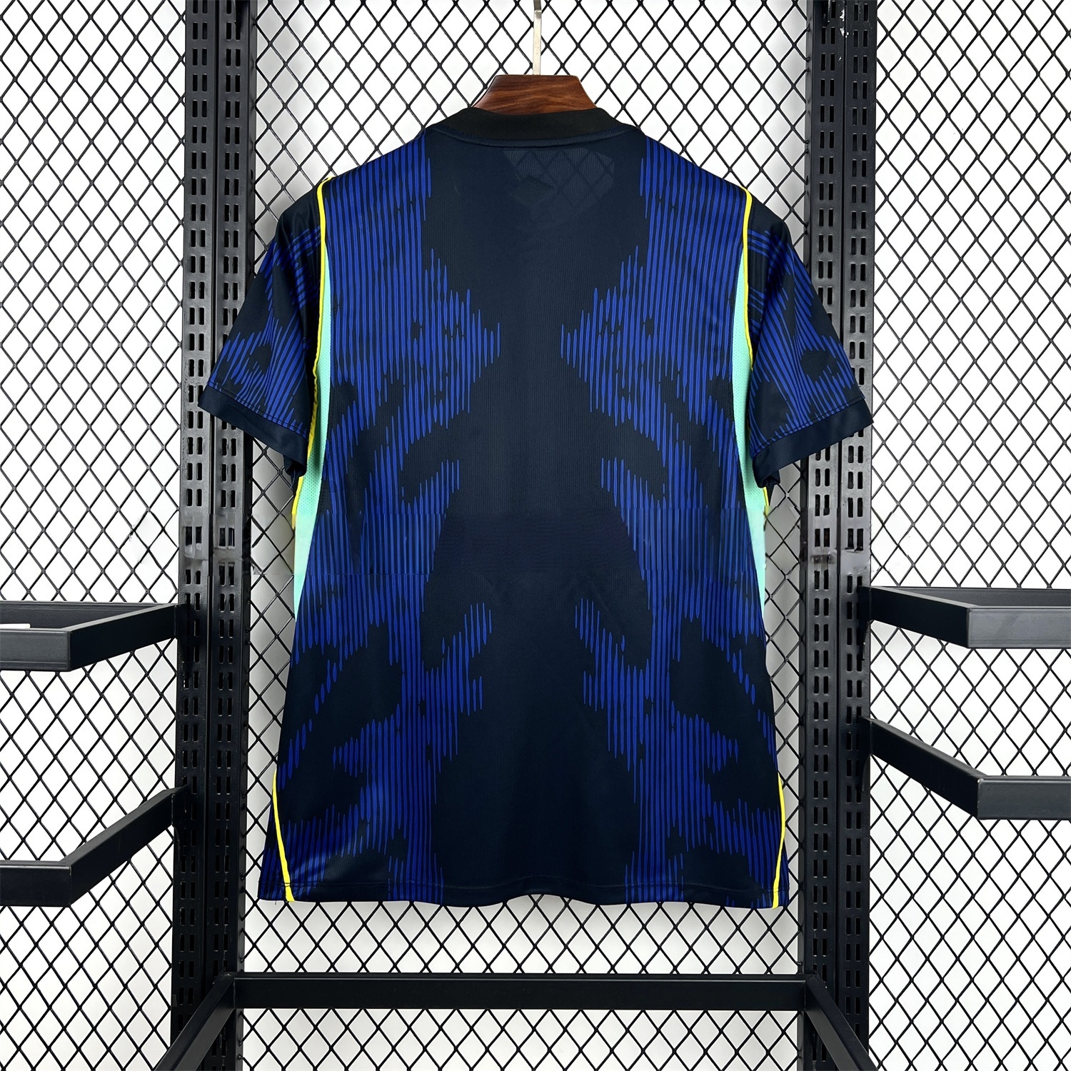 Brazil football jersey Fans Version back view