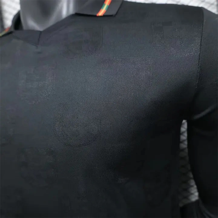 Portugal 2026 Away Black Long Sleeves Jersey Player Version