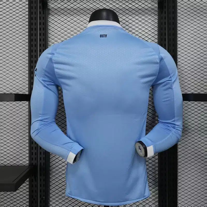 Manchester City 25-26 Home Long Sleeves Jersey - Player Version-CKK-1