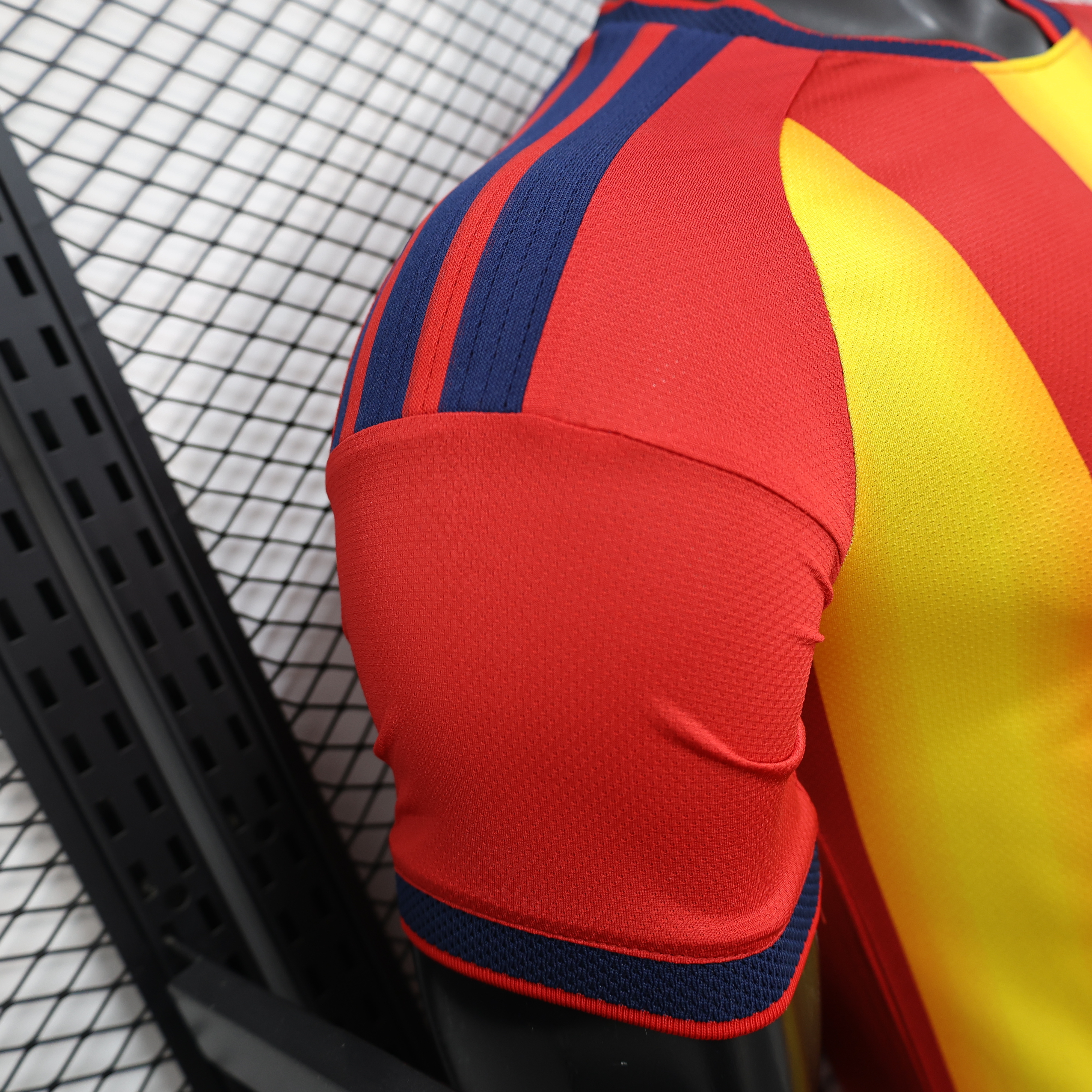 Spain 2026 Red And Yellow Stripes Special Jersey - Player Version | National Team Football Shirt-CKK-1