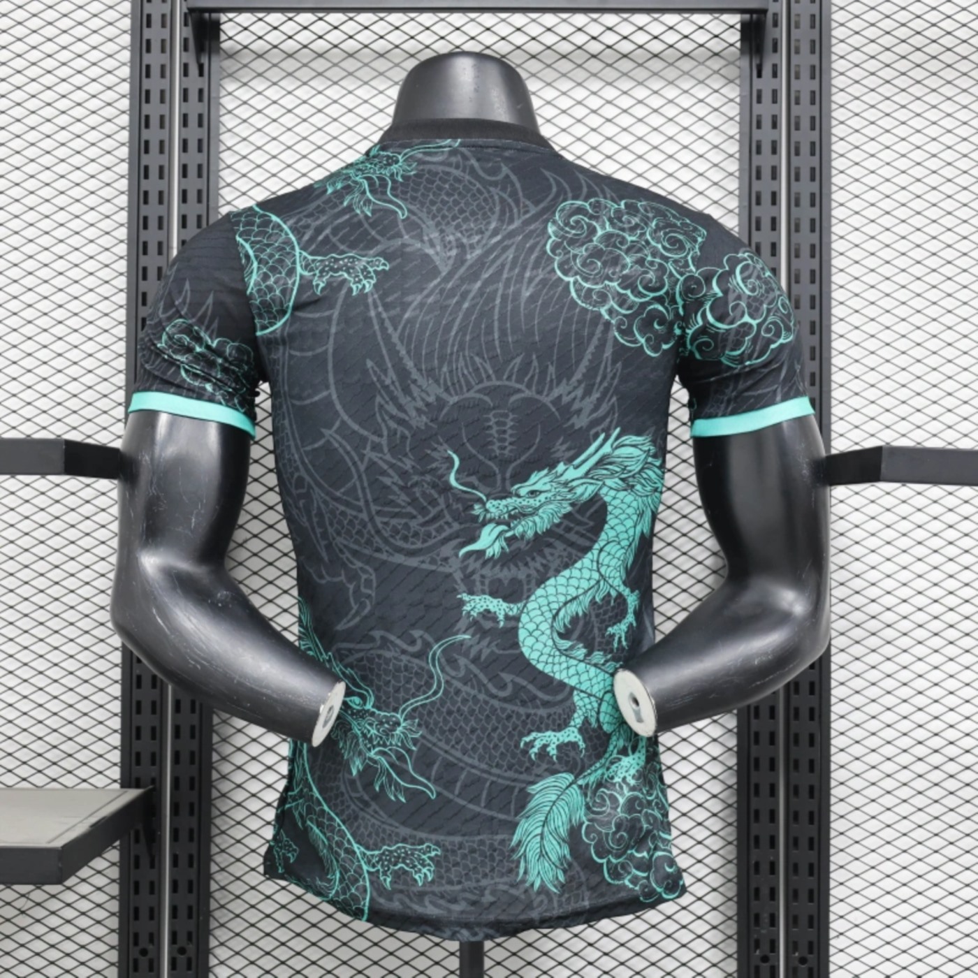 Real Madrid 25-26 Green Dragon Soars Black Jersey - Player Version-CKK-1