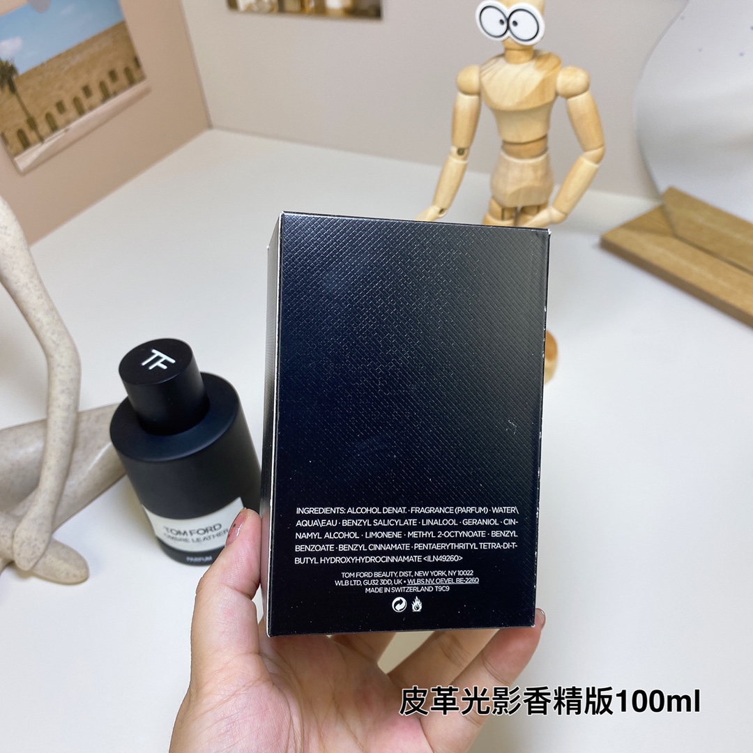 Luxury leather perfume with floral amber notes
