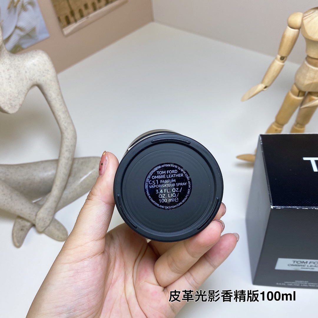 Luxury leather perfume with floral amber notes