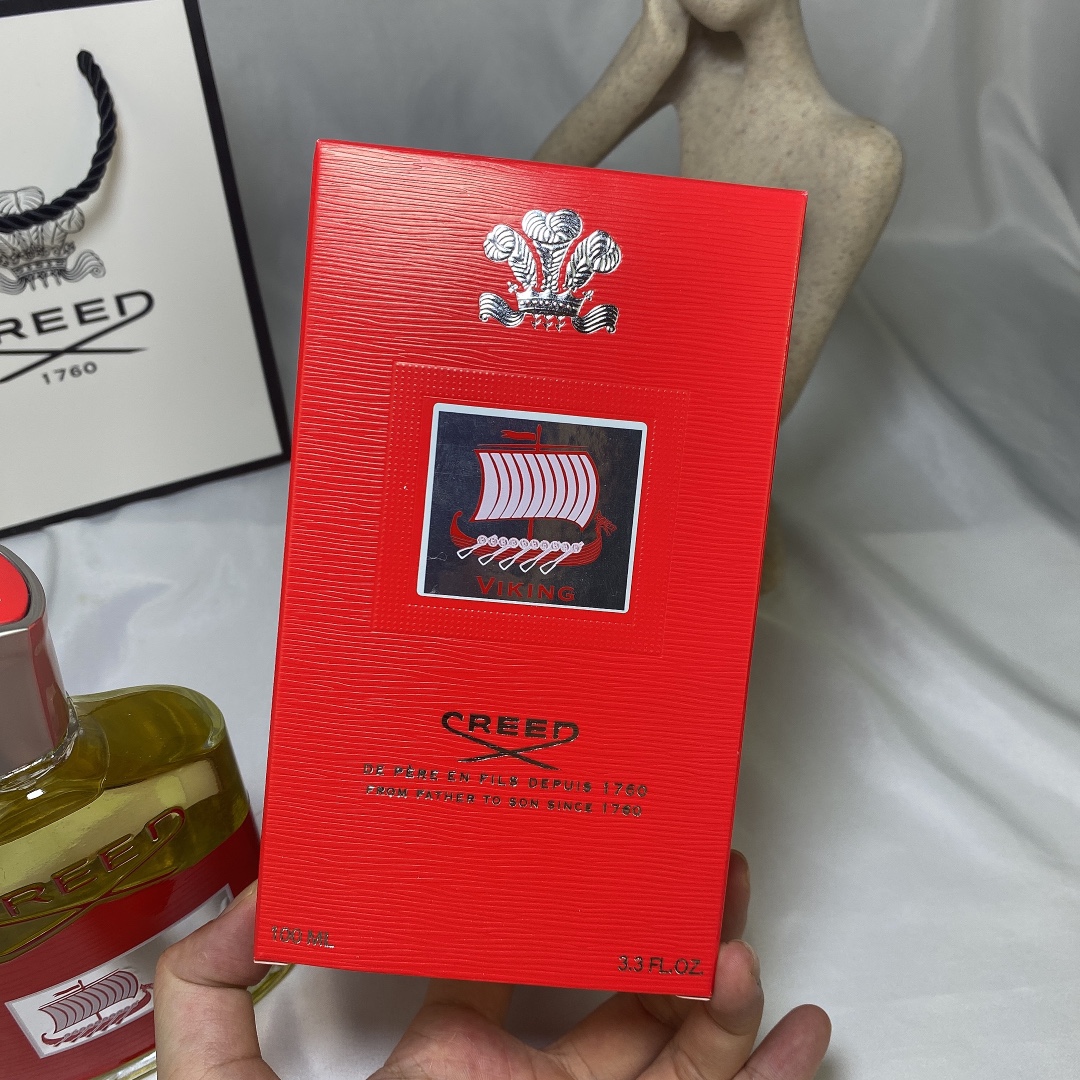 Creed Viking Red 100ml Luxury Men's Perfume Bottle