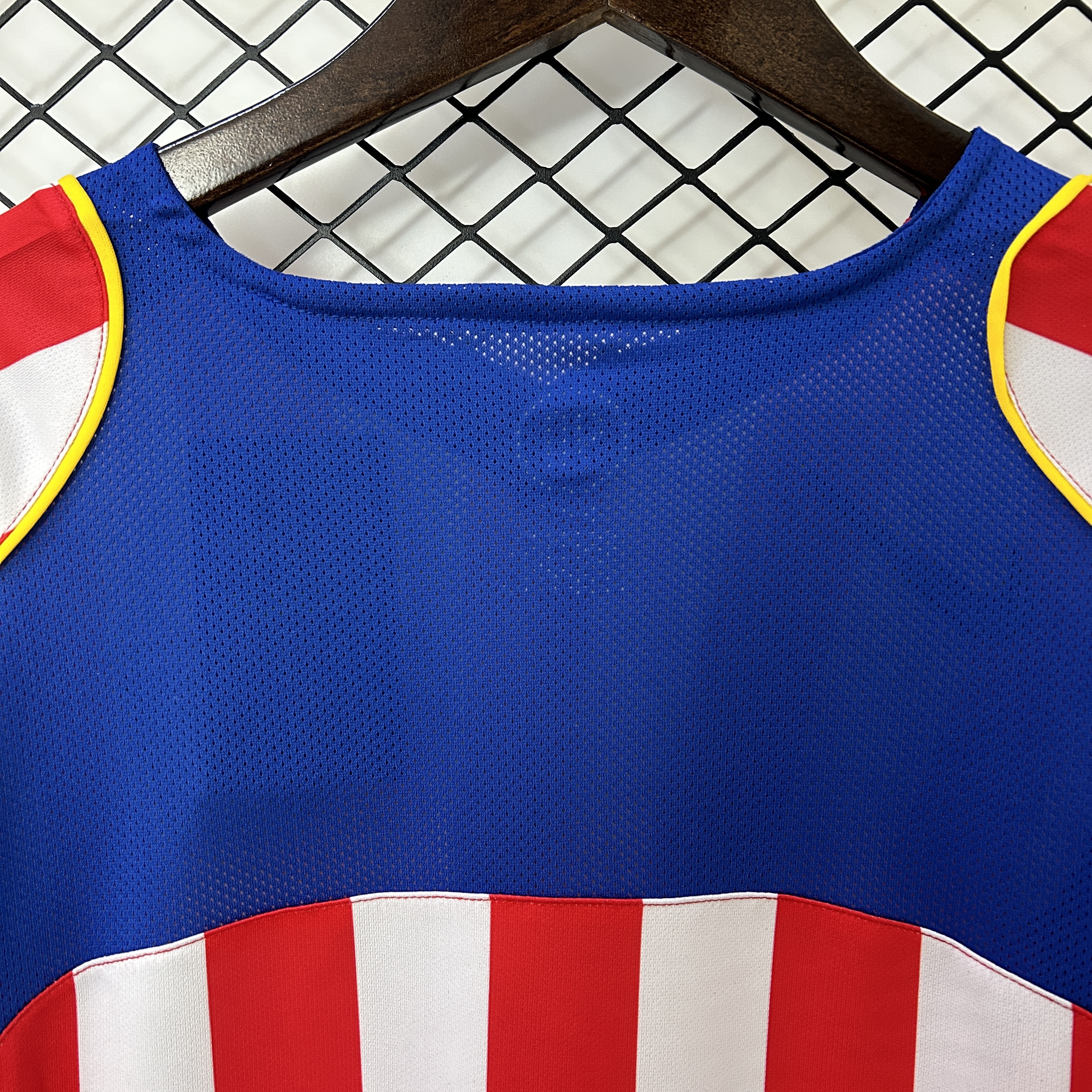 Retro Atletico Madrid 2004-05 Home Long Sleeves Jersey - S.p.i.d.e.r M.a.n-CKK-1