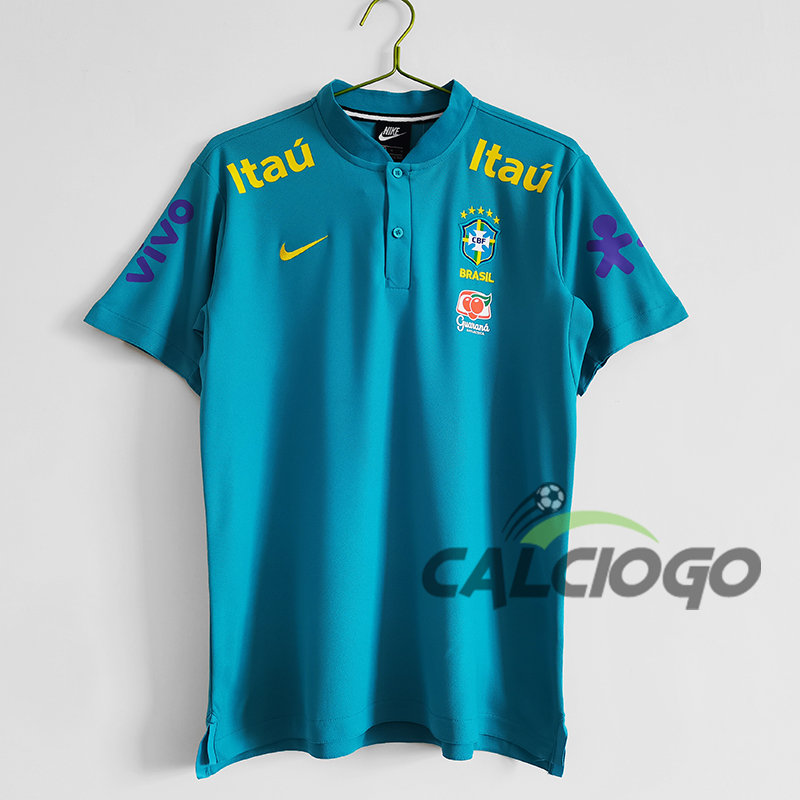 Maglia Storica Brazil Blu Polo 2021