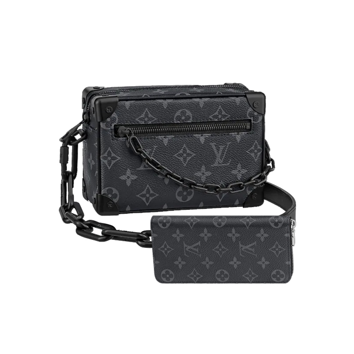 LOUIS VUITTON MINI SOFT TRUNK Zipper vertical wallet Ref:M44735+M62295