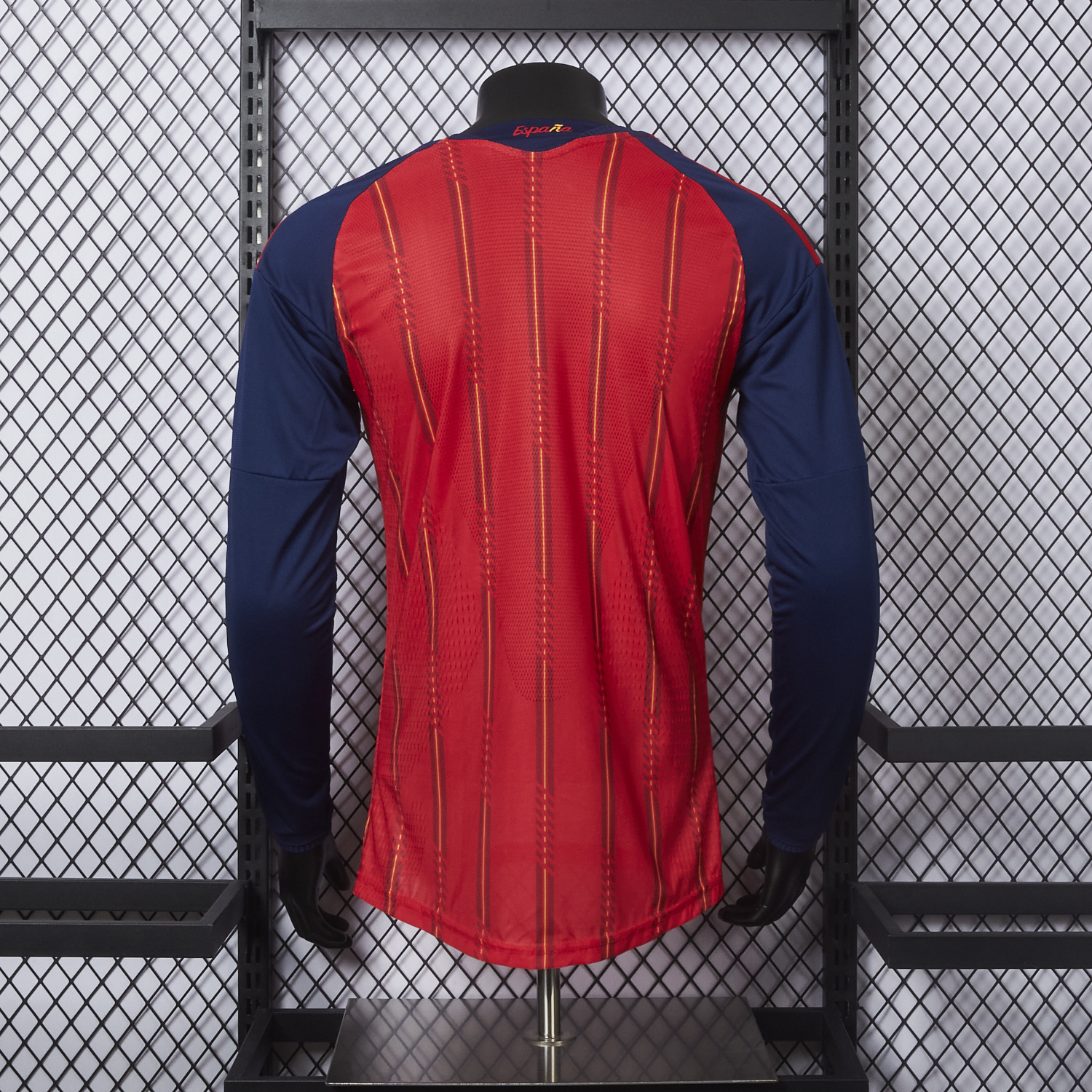 Spain 2026 Home Long Sleeves Jersey - Player Version | National Team Football Shirt-CKK-1