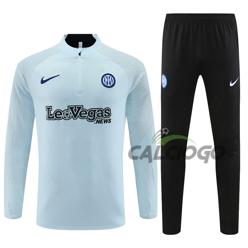 Tuta Calcio Inter Milan Felpa Zips 2023-2024