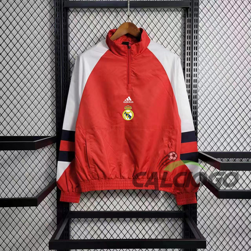 Giacca A Vento Real Madrid Rosso 2023