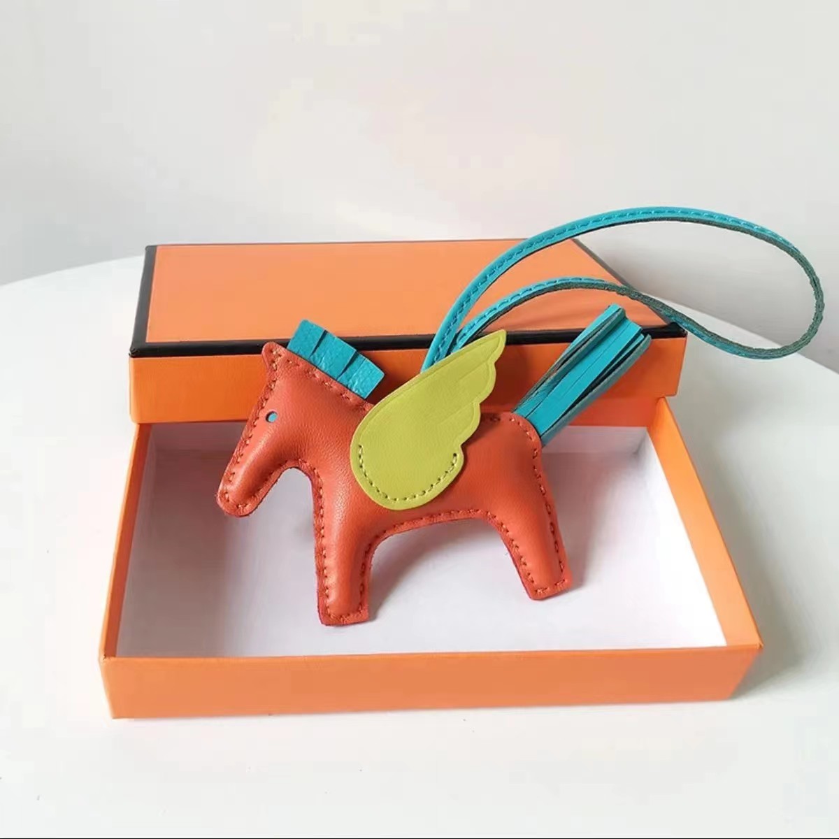 Hermès Milo Lambskin Horse Bag Charm