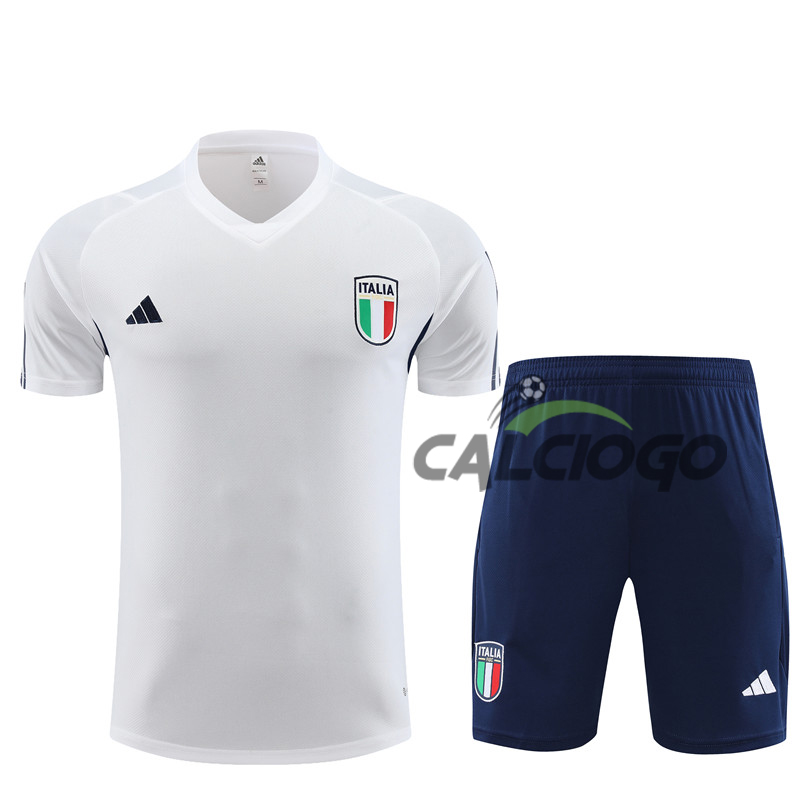 Kit Maglia Italia Bianco Jersey 2023-2024 