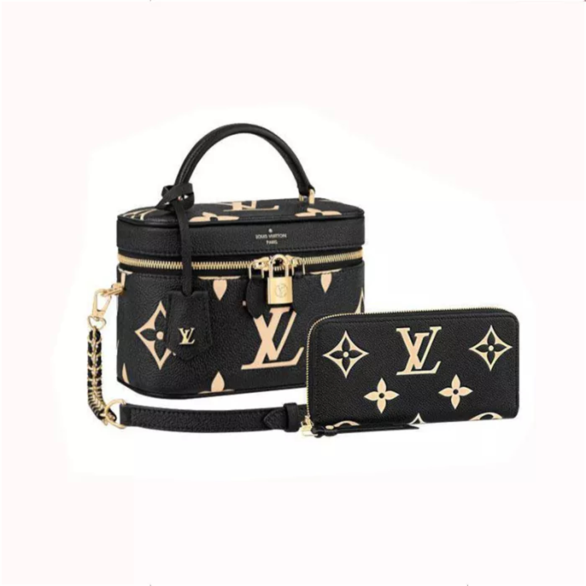 LOUIS VUITTON Vanity PM long wallet 2-piece set deals Ref: M45780 + M80481