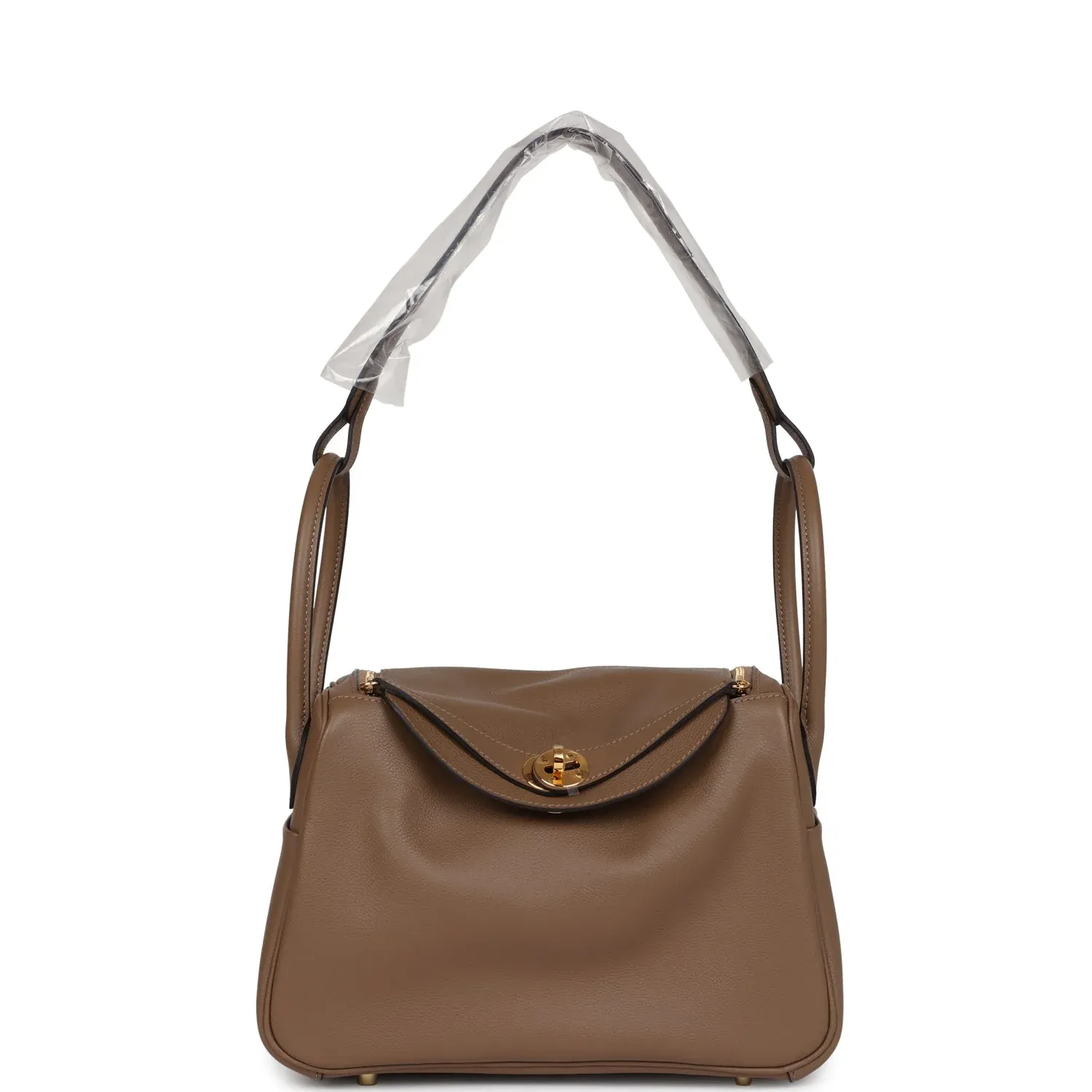 Hermès Lindy 26 Beige De Weimar Evercolor Gold Hardware