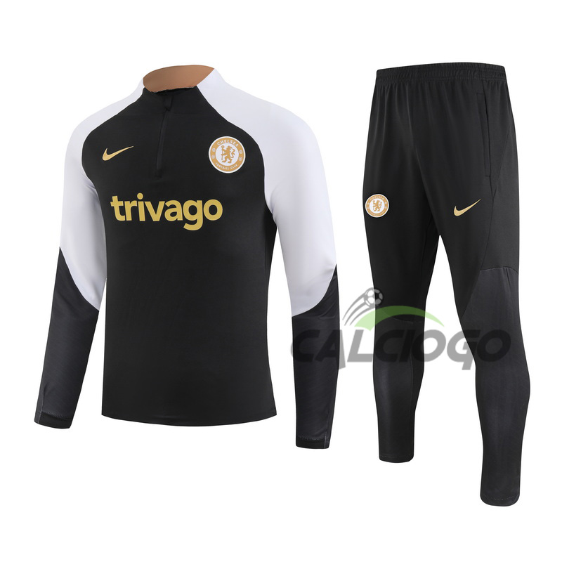 Tuta Calcio Chelsea Felpa Zips Top 2023-2024