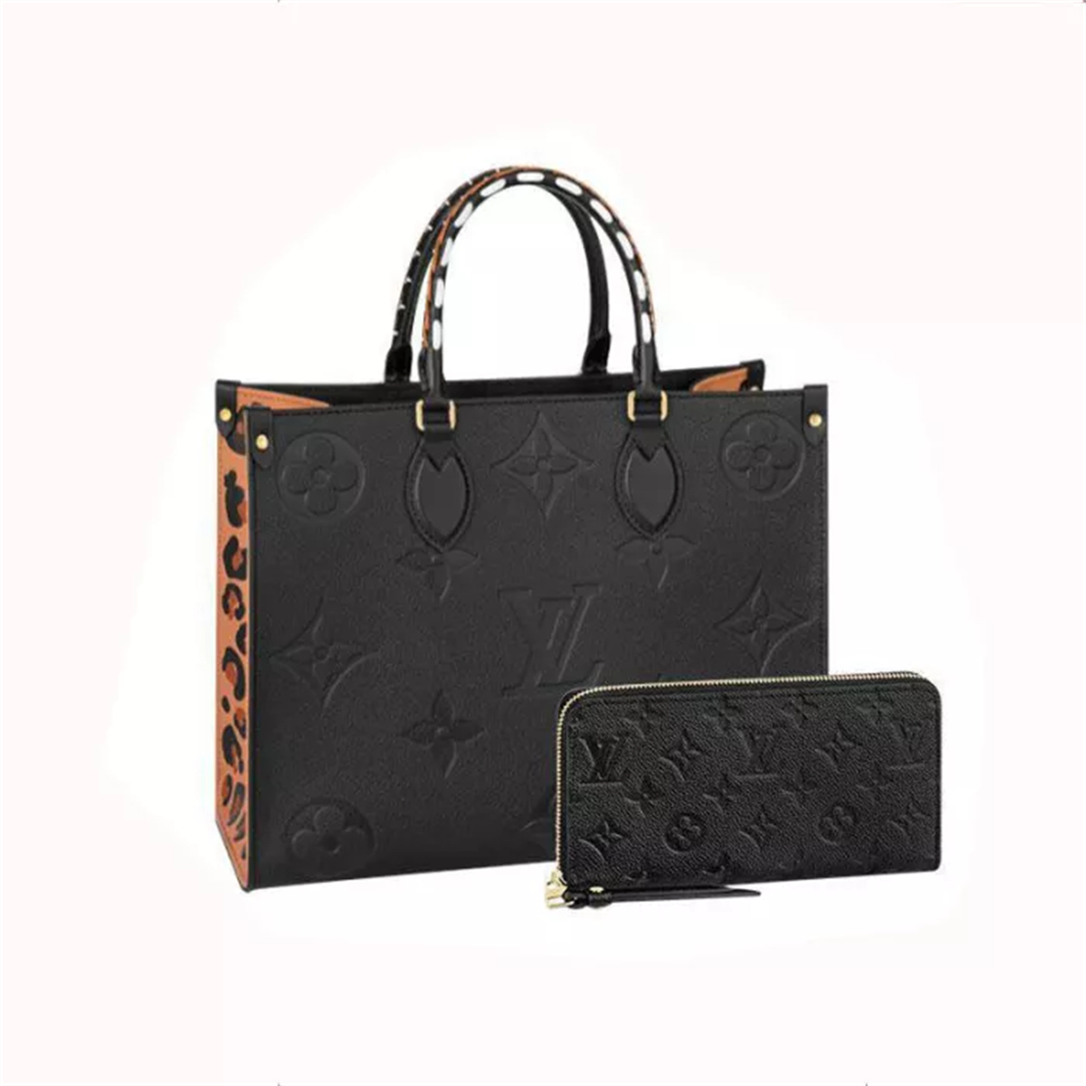 product LOUIS VUITTON On the Go MM Long Wallet 2 Piece Set Value Ref: M58522 + M61864