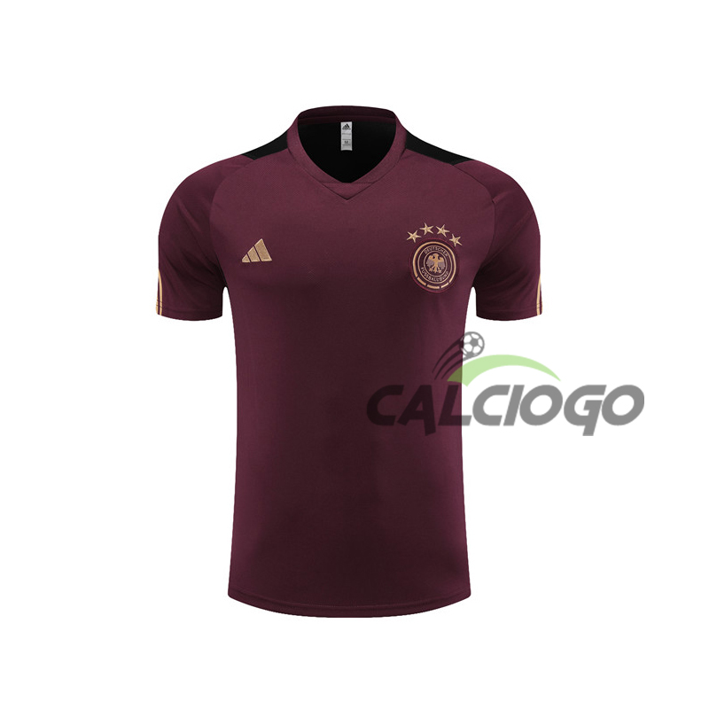 Maglia Germany Rosso Manica Corta 2023-2024