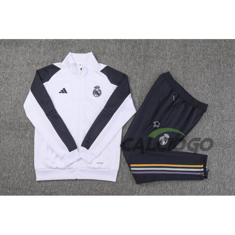 Tuta Calcio Real Madrid Felpa Zips Top 2023-2024
