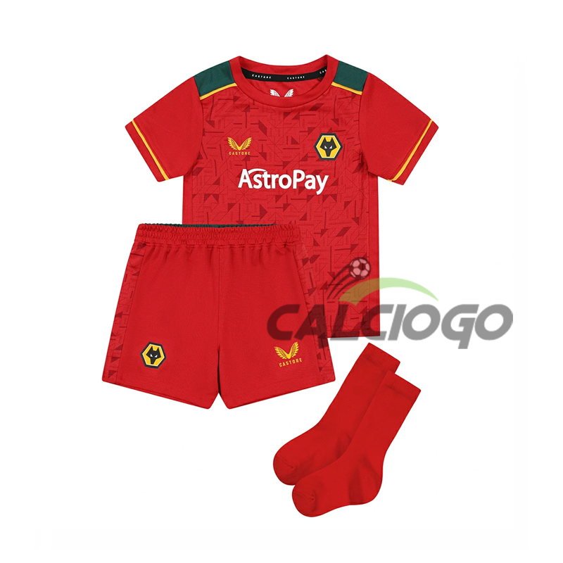 Kit Gara Wolves Away Bambino 2023-2024