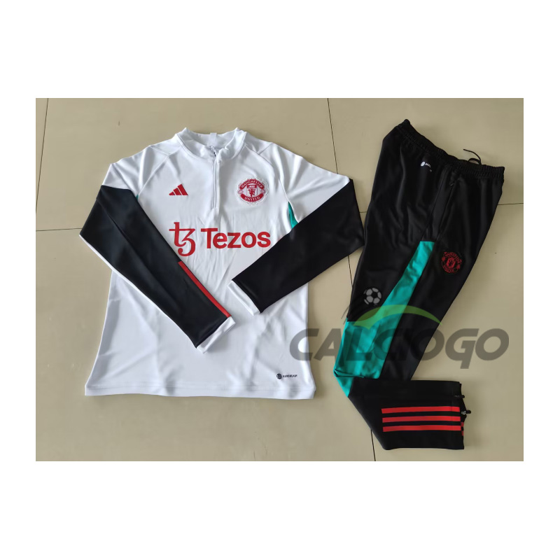 Tuta Manchester United Felpa Zips 2023-2024