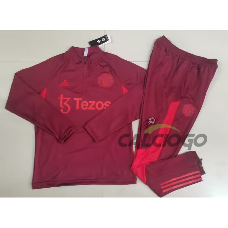 Tuta Manchester United Felpa Rosso 2023-2024