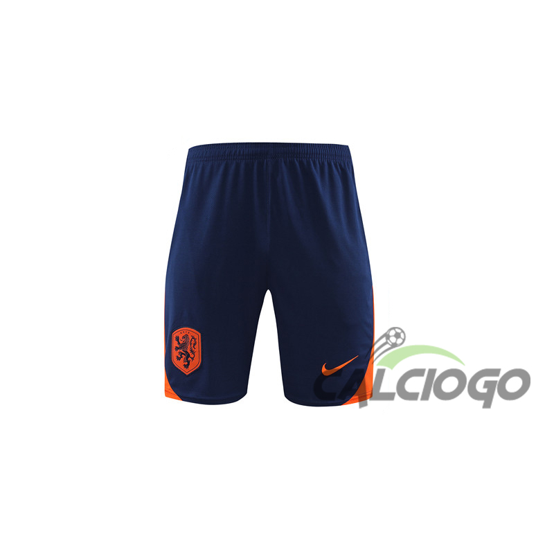 Netherlands Pantaloncini Blu Navy 2024-2025