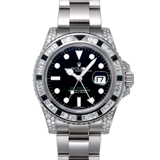 Rolex GMT Master 2 Iced Lugs Sapphire Diamond Ruby Bezel
