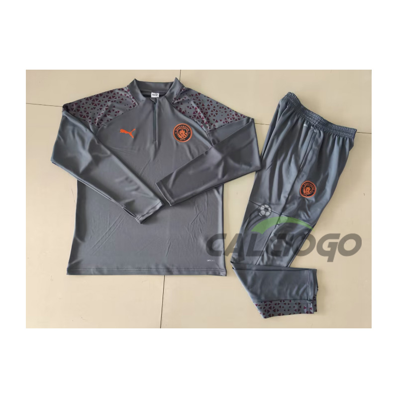 Tuta Calcio Manchester City Felpa Zips 2023-2024