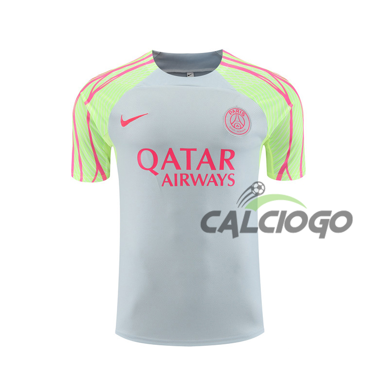 Tuta Maillot Paris PSG Grigio Jersey 2023-2024